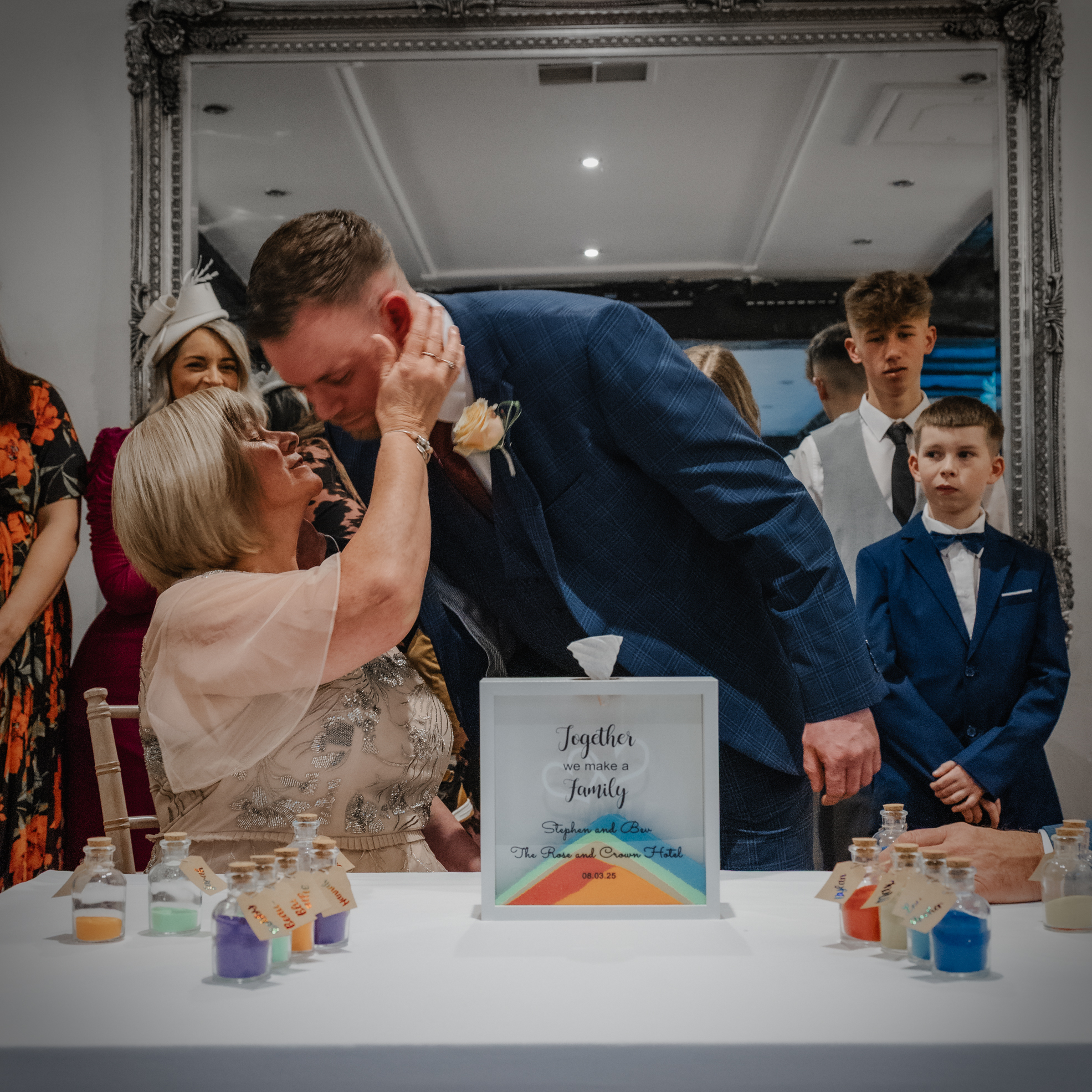Deb Reed Celebrant Colchester Essex, performing the ceremony at Stephen and Bevs wedding.
